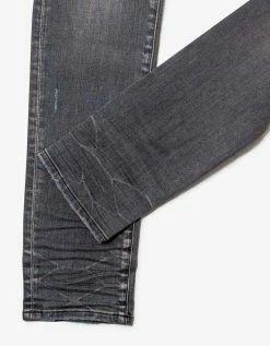 Amiri Leather Camo MX1 Grey Jeans Clothing