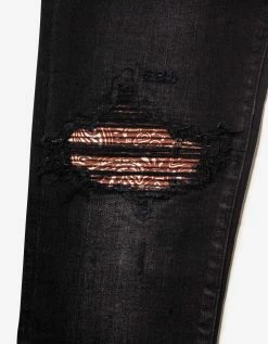 Amiri MX1 Bandana Aged Black Jeans