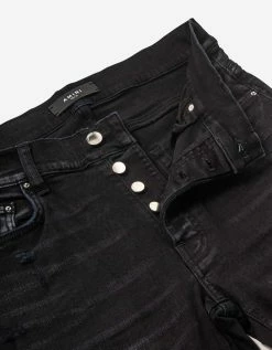 Amiri MX1 Bandana Aged Black Jeans