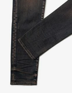 Amiri Clothing MX1 Plaid Dark Indigo Jeans