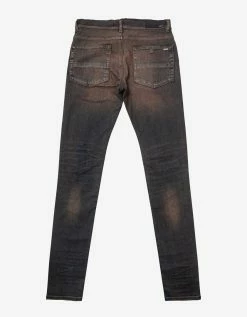 Amiri Clothing MX1 Plaid Dark Indigo Jeans