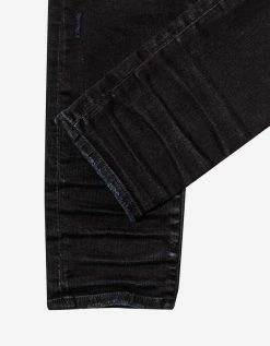 Amiri MX1 Red Bandana Aged Black Jeans Clothing