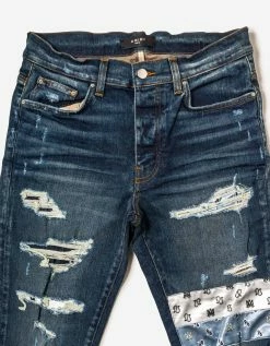 Amiri Paisley MA Artpatch Deep Classic Jeans Clothing