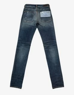 Amiri Paisley MA Artpatch Deep Classic Jeans Clothing