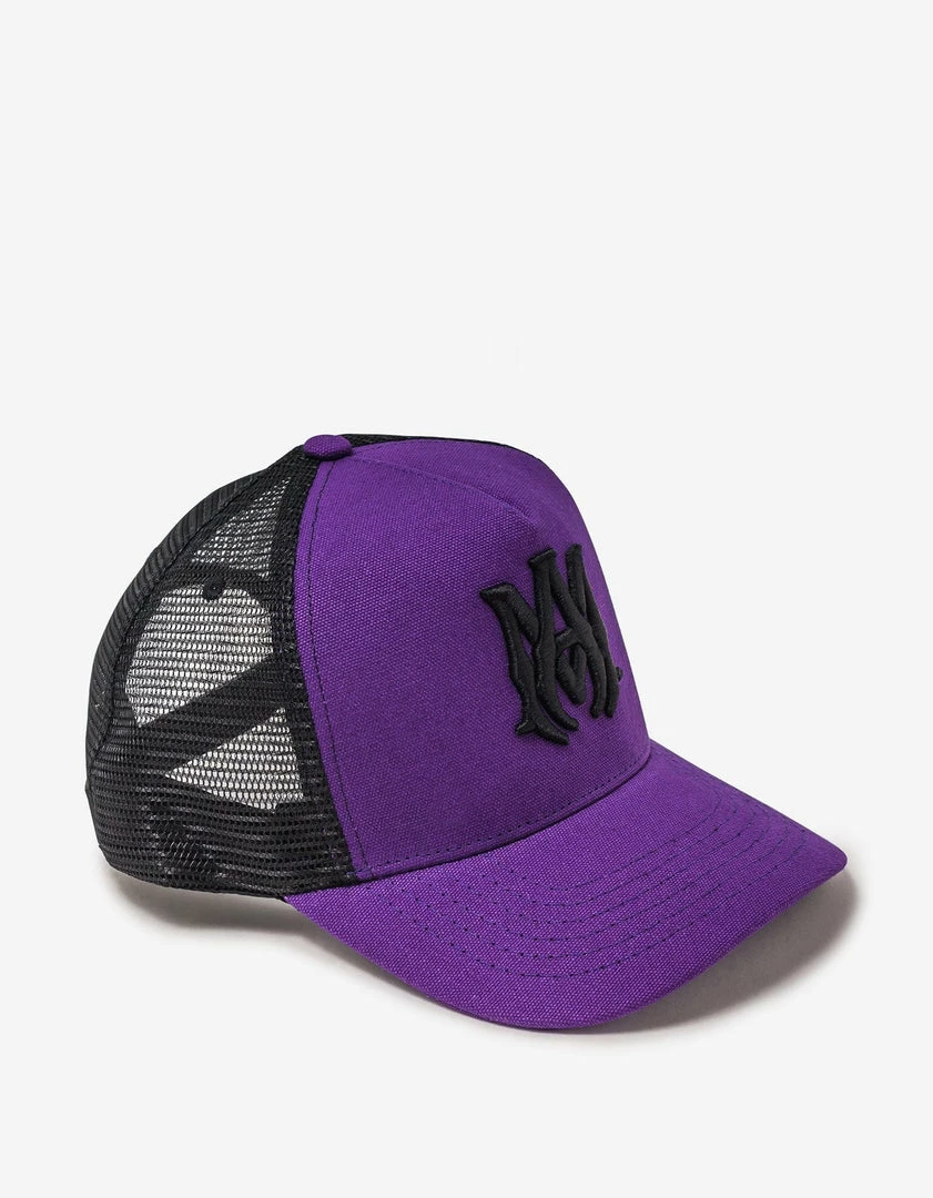 Brand new 🥰 Amiri Accessories Purple MA Trucker Hat 🎁 3 Amiri Accessories Purple MA Trucker Hat