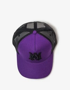 Brand new 🥰 Amiri Accessories Purple MA Trucker Hat 🎁 13 Amiri Accessories Purple MA Trucker Hat