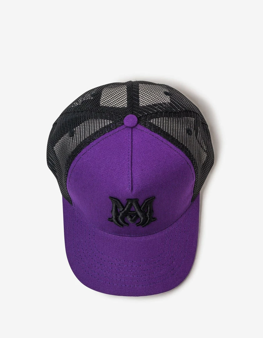 Brand new 🥰 Amiri Accessories Purple MA Trucker Hat 🎁 8 Amiri Accessories Purple MA Trucker Hat