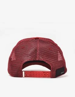 Amiri Red Three Star Trucker Hat Accessories