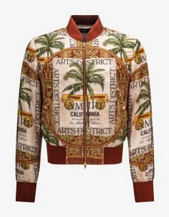 Amiri Clothing Rum Label Bomber Jacket