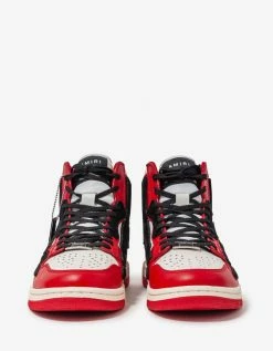 Cheap 🔔 Amiri Skel Top Hi Red Trainers 🤩 12 Amiri Skel Top Hi Red Trainers