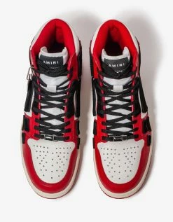 Cheap 🔔 Amiri Skel Top Hi Red Trainers 🤩 13 Amiri Skel Top Hi Red Trainers