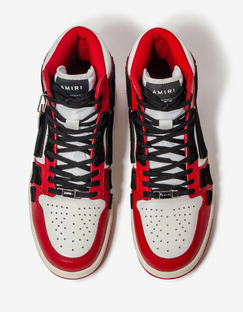 Cheap 🔔 Amiri Skel Top Hi Red Trainers 🤩 7 Amiri Skel Top Hi Red Trainers