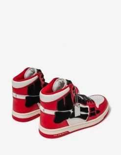 Cheap 🔔 Amiri Skel Top Hi Red Trainers 🤩 14 Amiri Skel Top Hi Red Trainers