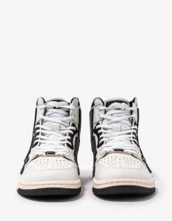 Amiri Skel Top Hi White & Black Trainers