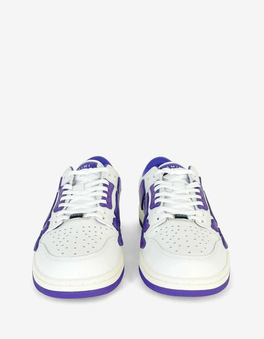 Buy 🎁 Amiri Skel Top Low White & Purple Trainers 🌟 7 Amiri Skel Top Low White & Purple Trainers