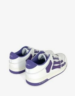 Buy 🎁 Amiri Skel Top Low White & Purple Trainers 🌟 15 Amiri Skel Top Low White & Purple Trainers
