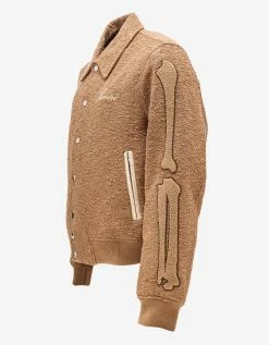 Best deal 𧨠Amiri Tan Bones Varsity Jacket π€© 11 Amiri Tan Bones Varsity Jacket
