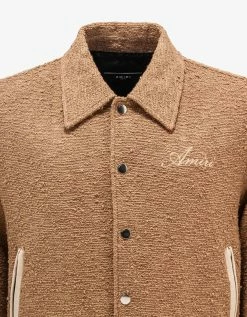 Best deal 𧨠Amiri Tan Bones Varsity Jacket π€© 10 Amiri Tan Bones Varsity Jacket