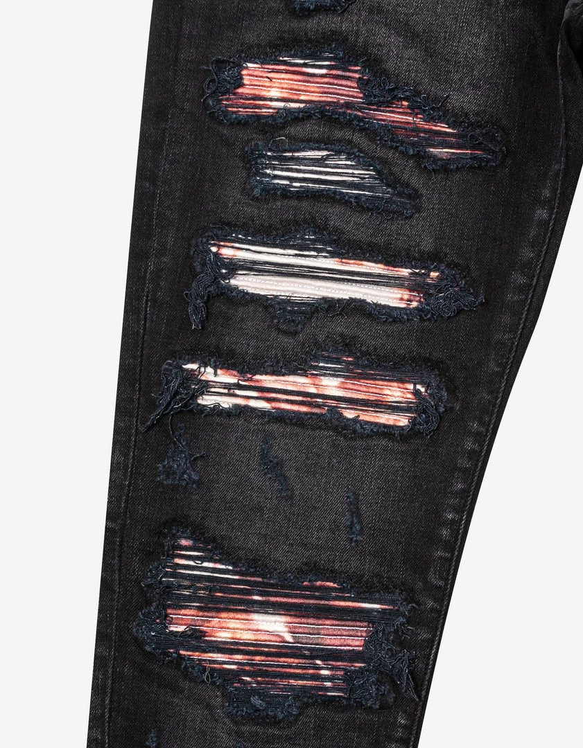 Wholesale โจ Amiri Tie Dye Bandana Thrasher Aged Black ๐ Jeans ๐ 8 Amiri Tie Dye Bandana Thrasher Aged Black Jeans