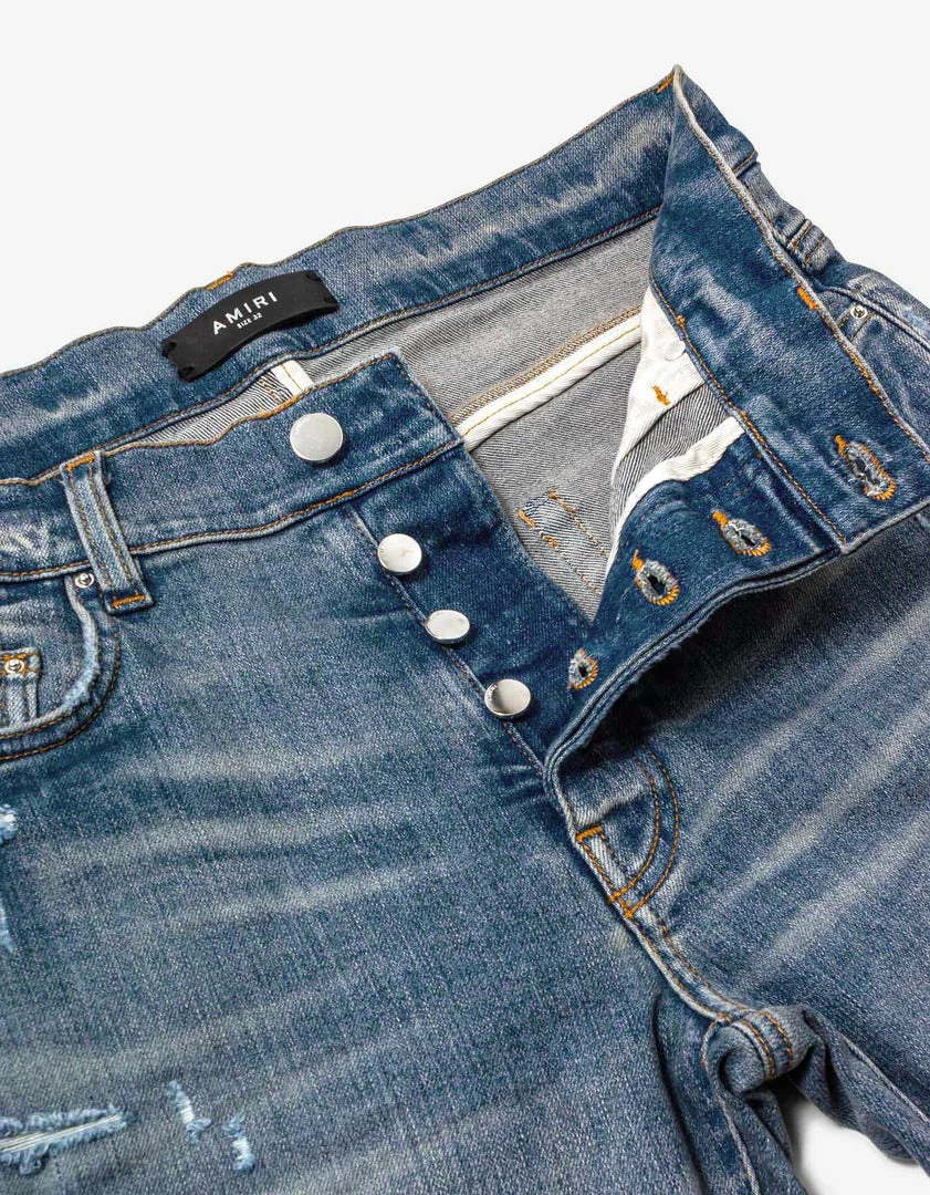 Top 10 π Amiri Vintage Bandana Artpatch Clay Indigo π Jeans Clothing π 7 Amiri Vintage Bandana Artpatch Clay Indigo Jeans Clothing