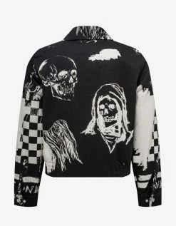 Amiri Wes Lang Black Sketch Blouson Clothing