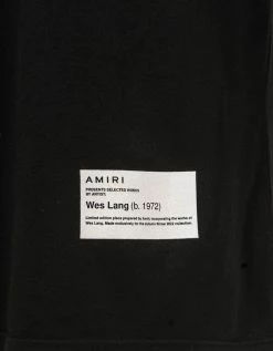 Amiri Clothing Wes Lang Black Solar Kings T-Shirt