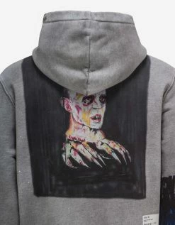 Amiri Wes Lang Blood 38' Grey Hoodie Clothing