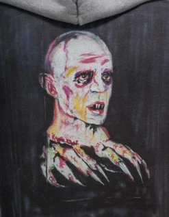 Amiri Wes Lang Blood 38' Grey Hoodie Clothing