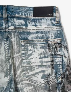 Amiri Clothing Wes Lang Blue Sketch Jeans