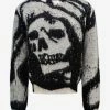Amiri Clothing Wes Lang Grey Reaper Mohair Sweater
