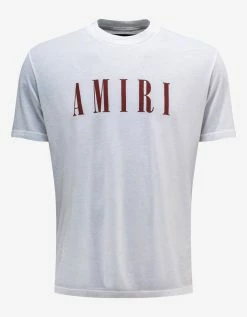 White Amiri Core Logo T-Shirt
