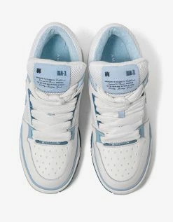 Amiri New Arrivals White & Blue MA-1 Trainers