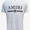 Amiri Clothing White M.A. Bar Logo T-Shirt