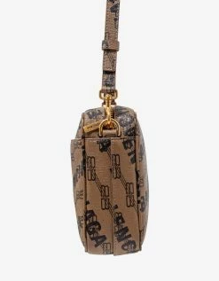 Balenciaga Beige Signature BB Monogram Medium Camera Bag Accessories