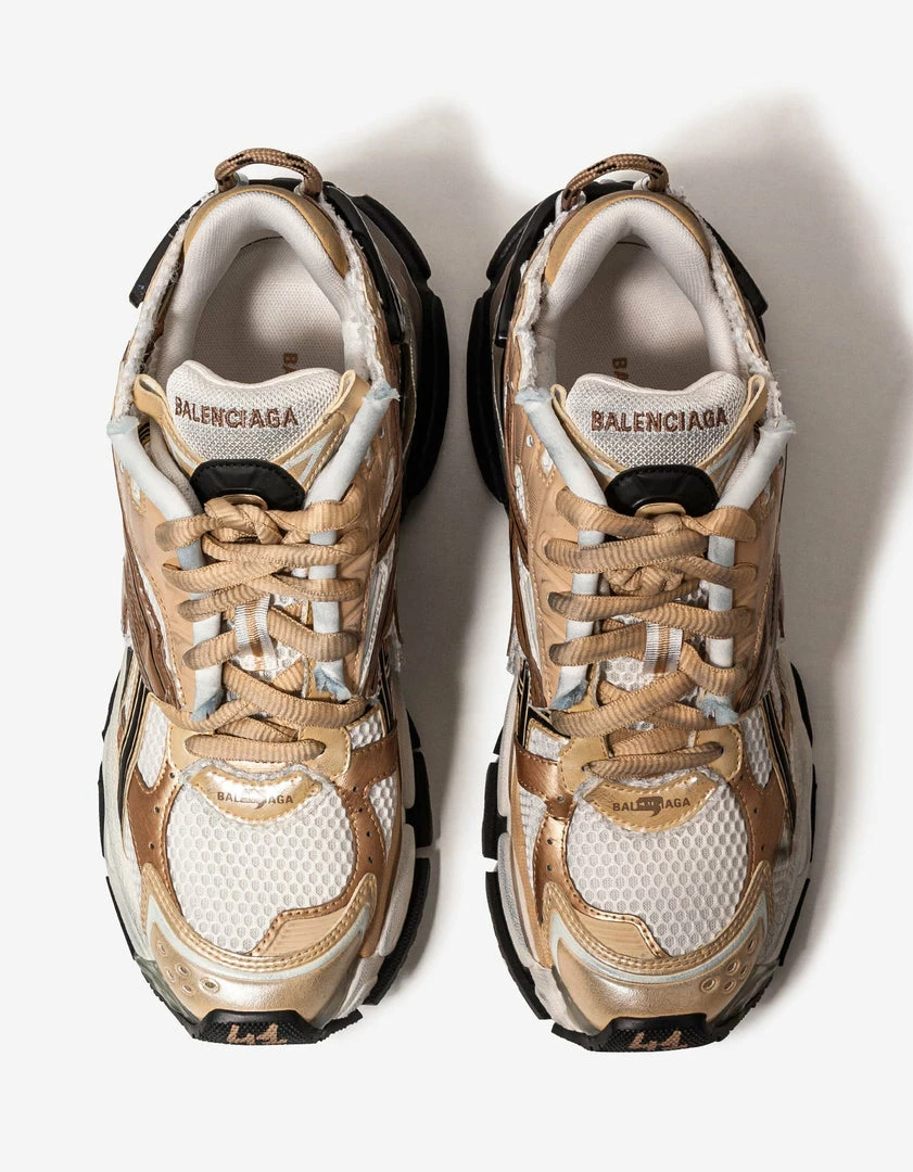 Best Pirce 🧨 Balenciaga Beige & White Runner Trainers 🛒 7 Balenciaga Beige & White Runner Trainers