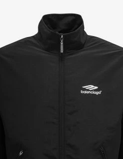Balenciaga Black 3B Small Fit Track Jacket Clothing