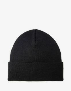 Balenciaga Black 3B Sports Icon Beanie Hat Accessories
