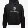 Balenciaga Black BB Be Different Hoodie