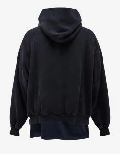 Balenciaga Black BB Be Different Patched T-Shirt Hoodie Clothing