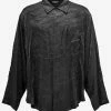 Balenciaga Clothing Grey BB Monogram Minimal Shirt