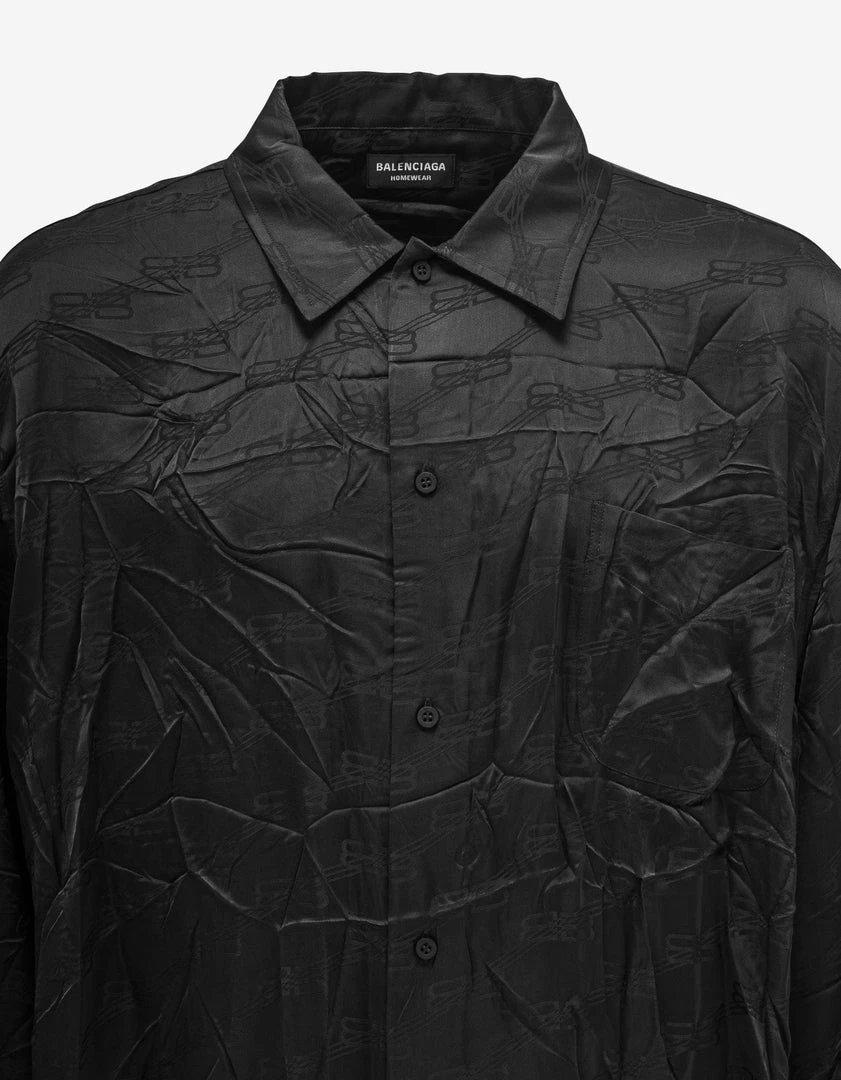 Discount ✔️ Balenciaga Clothing Grey BB Monogram Minimal 👕 Shirt 🤩 5 Balenciaga Clothing Grey BB Monogram Minimal Shirt