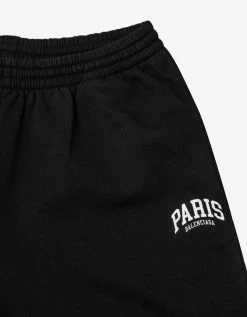Balenciaga Black Cities Paris Sweat Shorts