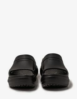 Balenciaga Black Crocs Slide Sandals