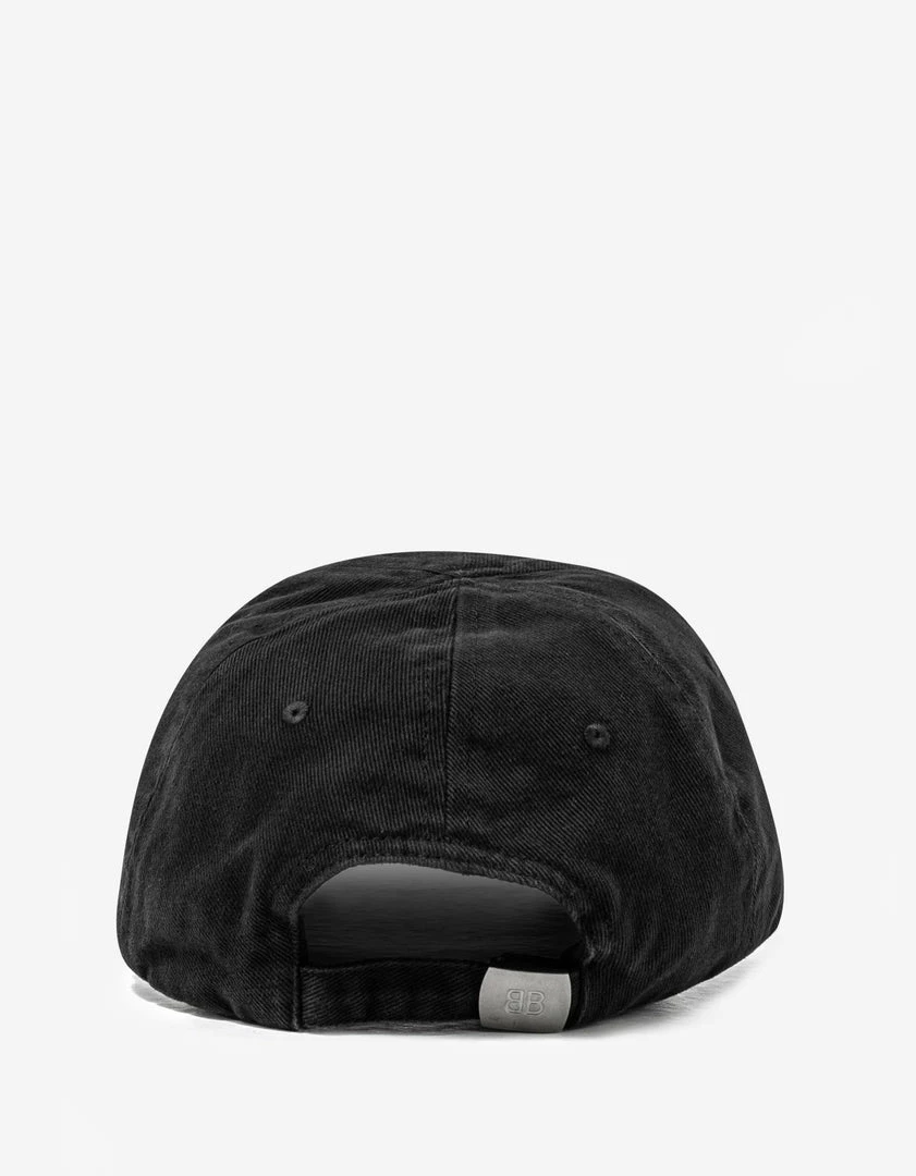 Cheap 𧨠Balenciaga Black Diagonal Logo Embroidery Cap Accessories π 6 Balenciaga Black Diagonal Logo Embroidery Cap Accessories