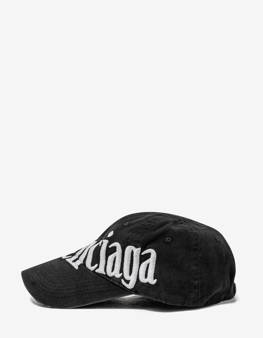 Cheap 𧨠Balenciaga Black Diagonal Logo Embroidery Cap Accessories π 8 Balenciaga Black Diagonal Logo Embroidery Cap Accessories