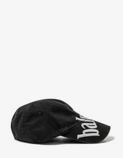 Cheap 𧨠Balenciaga Black Diagonal Logo Embroidery Cap Accessories π 13 Balenciaga Black Diagonal Logo Embroidery Cap Accessories