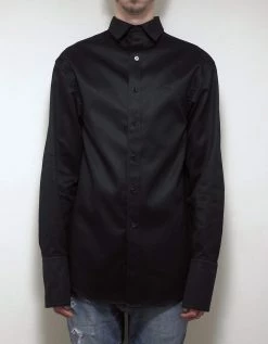 Balenciaga Black Exercise Print Shirt