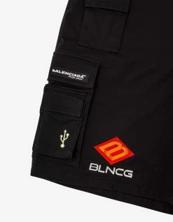 Balenciaga Black Gamer Shorts