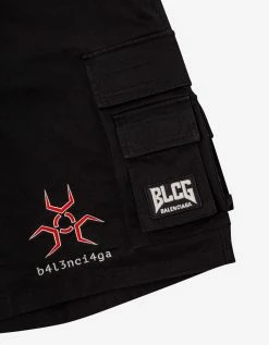 Balenciaga Black Gamer Shorts