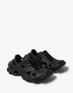 Balenciaga New Arrivals Black HD Lace-Up Trainers
